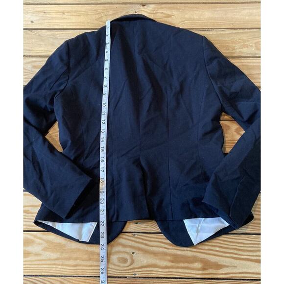 H&M Button Front Blazer Jacket Size 10 Women’s Black - Picture 6 of 9